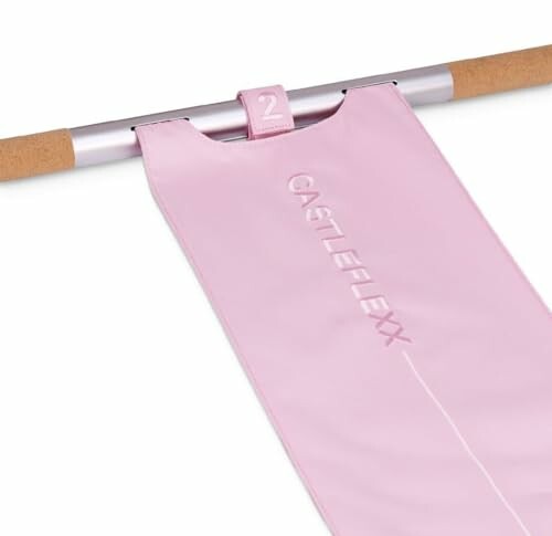 Pink Castleflexx fitness band with number 2