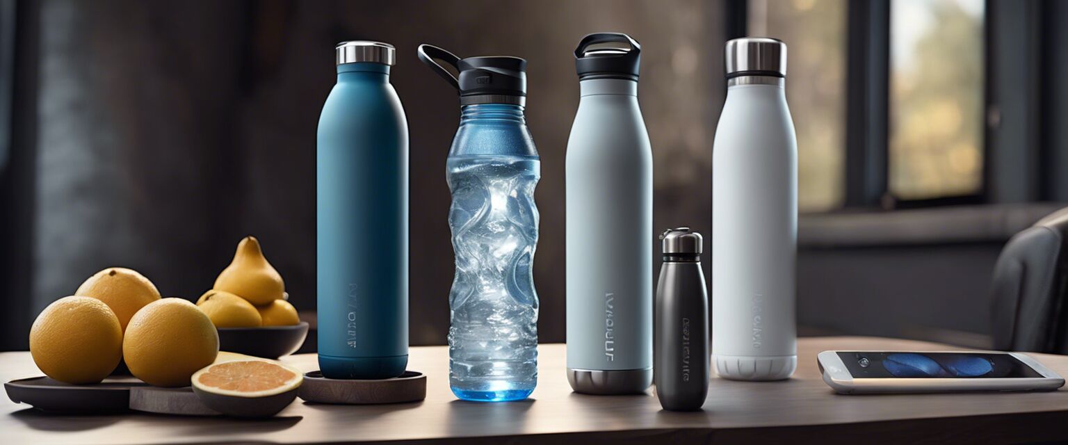 Features of smart water bottles