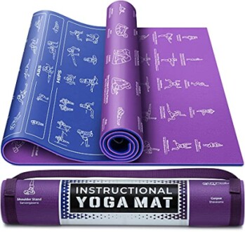 Instructional Yoga Mat